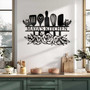 Custom Mom's Kitchen Metal Sign - Personalized Indoor DéCor Gift For Mom And Nana