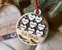 Custom Family Tree Wooden Ornament For Christmas - Thoughtful Neighbor Gift With Names