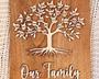 Touching Personalized Family Tree Wood Sign For Living Room Wall Decor