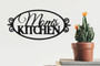 Personalized Mom's Kitchen Metal Sign For Home DéCor - Touching Wall Art For Mother's Day