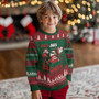 Christmas Santa Ugly Christmas Sweater Theres Some Hos In This House Funny Xmas
