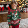 Funny Xmas Garden Ugly Christmas Sweater Hanging With My Gnomies
