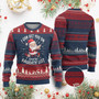 Funny Xmas Ugly Christmas Sweater I Can Get You On The Naughty List Cute Santa