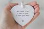 Personalized Mother Daughter Art Heart Ornament For Wedding Or Mother's Day Gift