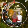 Personalized Mother Daughter Art Ornament For Christmas 2024 - Thoughtful Gift For Mom And Daughter