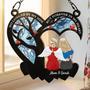 Forever In My Heart Suncatcher Memorial Art For Mom Mother Daughter Gift Window Decor