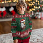 Patriotic Xmas Ugly Christmas Sweater Santa Bald Eagle Usa Flag Xmas