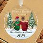 Heartfelt Mother Daughter Ornament - Custom Love Christmas Decoration