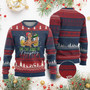 Xmas Drinking Ugly Christmas Sweater Reindeer Beer Drunk I'm The Kind Of Naughty Santa Likes
