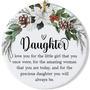 Ceramic Mother Daughter Art Ornament For Xmas 2024 - Thoughtful Gift From Parents To Daughter