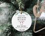 Funny Step Dad Christmas Ornament - Ideal Gift From Stepdaughter Or Stepson - Festive Tree Decor