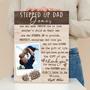 Heartfelt Personalized Canvas For Step Dad Gifts - Celebrate Bonus Dad On Father's Day Or Birthday With Custom Art From Daughter Or Son