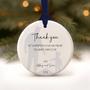 Heartfelt Step Dad Christmas Ornament - Bonus Dad Gift From Kids With Custom Name