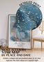 Thoughtful Couples Star Map Canvas - Where We Met Night Sky Design - Perfect For Living Room DéCor