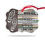 Heartfelt Step Dad Gifts: Acrylic Ornament 2024 For Christmas, Birthday - From Daughter, Son, Kids