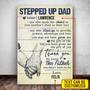 Heartfelt Step Dad Gifts: Personalized Canvas For Father's Day Wall Art