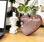 Heartfelt Wooden Step Dad Gifts - Thank You Sign For Father's Day