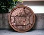 Personalized Where We Met Wooden Ornament - Engagement Memory Gift, City Grid Map For Neighborhood Decor