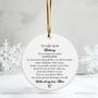 Thoughtful Mother Son Ornament - Christmas Gift From Mom & Dad, Personalized Tree DéCor Keepsake