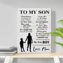 Inspirational Rustic Canvas - Mother Son Wall Art With 'I Love You Forever' Quote For Home DéCor, Thoughtful Gift From Mom