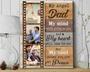 Personalized Memorial Canvas For Dad - Heartfelt Remembrance Bereavement Gift