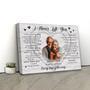 Personalized Memorial Canvas For Dad With Photo - Cherished Sympathy Gift For Father's Loss, Heartfelt Tribute Art