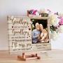 Heartfelt Memorial Canvas For Dad - 'Goodbyes Are Not Forever' Sympathy Art For Living Room, Comfort After Loss