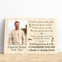 Heartfelt Dad Memorial Canvas - Personalized Remembrance Gift For Loss In Heaven Tribute