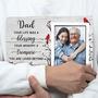 Heartfelt Memorial Canvas For Dad: Personalized Sympathy Gifts For Loss Of Father In Living Room Or Bedroom