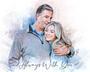 Personalized Memorial Canvas For Dad – Custom Oil Painting Style Portrait With Loved One Photo, Thoughtful Gift For Her