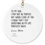 Heartfelt Mother Son Christmas Ornament For Tree - Personalized Decoration Gift From Mom For Kids