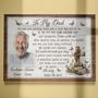 Heartfelt Memorial Canvas Gift For Dad - Personalized Sympathy Tribute With Photo, Name & Date