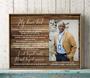 Heartfelt Memorial Canvas For Dad - Thoughtful Bereavement Gift For Living Room Wall Art