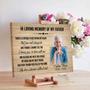 Heartfelt Memorial Canvas For Dad - Customizable In Loving Memory Print For Family Remembrance