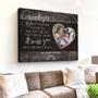 Touching Memorial Canvas For Dad - Personalized Tribute Wall Art For Father's Day Or Loss Remembrance