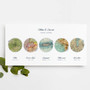 Personalized Couple Milestone Canvas – Locations Love Story