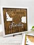 Personalized Long Distance Family Wooden Sign Thoughtful Gift For Miles Apart Loved Ones