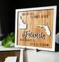 Personalized Long Distance Family Wooden Sign Thoughtful Gift For Miles Apart Loved Ones