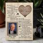 Personalized Memorial Canvas For Dad - Heartfelt Custom Photo And Quote Remembrance Wall Art