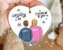 Heartfelt Mother And Son Wall Art Ornament For Mother's Day Gift 2024 - Personalized Ceramic For Mom