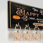 Custom Family Key Holder for Wall - Rustic Thanksgiving Decor