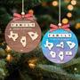 Heartfelt Long Distance Family Gift - Custom Wooden Christmas Ornament For Distant Loved Ones