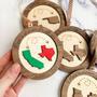 Touching Long Distance Family Gift Wooden Ornament For Friends & Neighbors