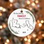 Long Distance Family Gift Ornament - Thoughtful Christmas Keepsake For Relatives And Friends