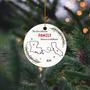 Long Distance Family Gift Ornament - Thoughtful Christmas Keepsake For Relatives And Friends