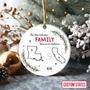 Long Distance Family Gift Ornament - Thoughtful Christmas Keepsake For Relatives And Friends