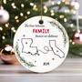 Long Distance Family Gift Ornament - Thoughtful Christmas Keepsake For Relatives And Friends