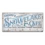 Personalized "Frosty's Snowflake Café" Winter Key Holder – Christmas Decor