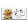 Personalized "Gather Here with Grateful Hearts" Key Holder