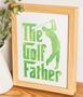 Thoughtful Dad Golf Canvas Art - Perfect Father's Day Gift & Decor In Golf Typography Style